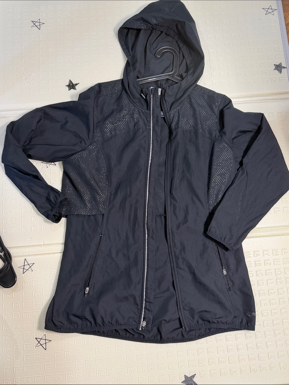 Champion Black Hooded Utility Jacket